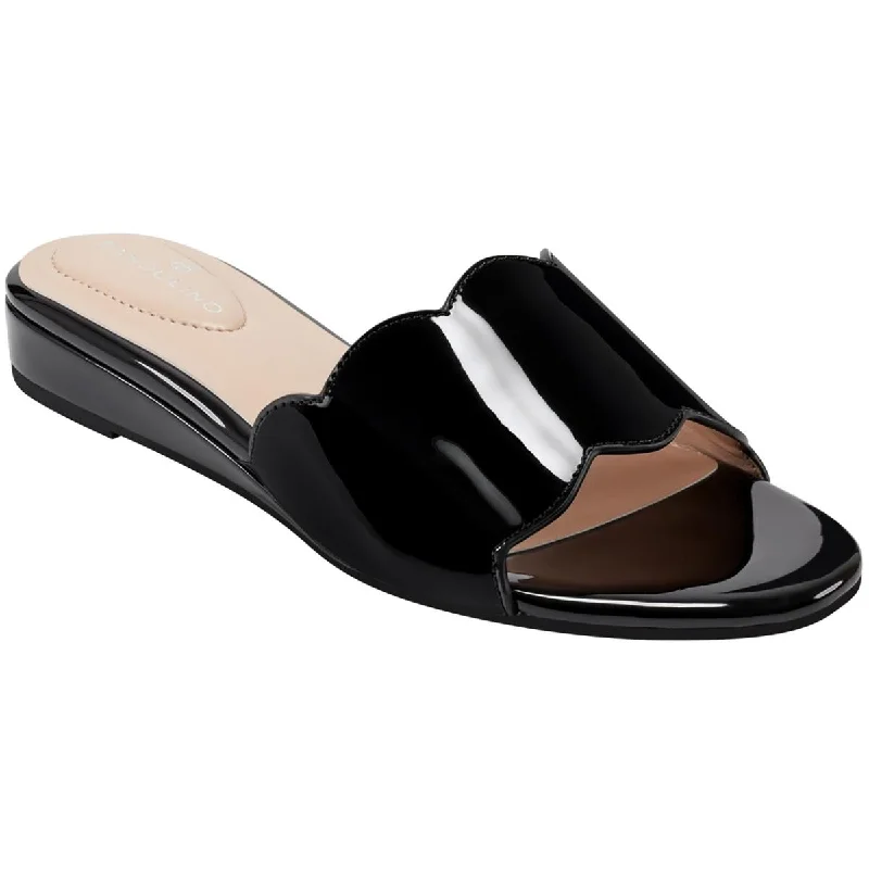 Bandolino Womens Kayla 3 Padded Insole Slide Sandals