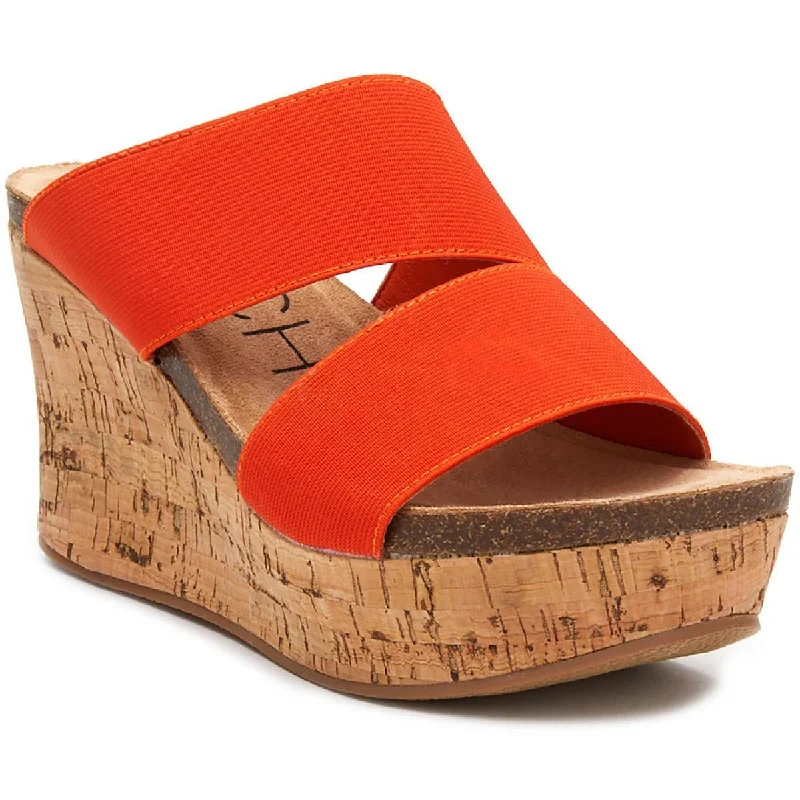 Beach by Matisse Womens Cork Wedge Sandals