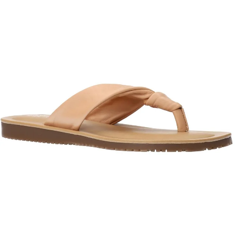 Bella Vita Womens Cov-Italy Leather Toe-Post Slide Sandals