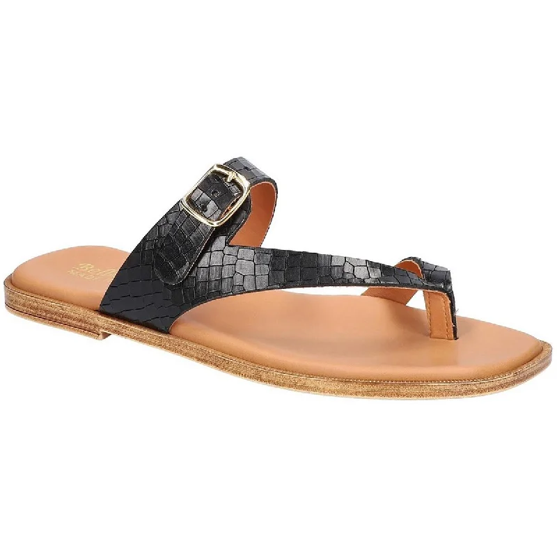 Bella Vita Womens Doe-Italy Leather Flip-Flop Thong Sandals