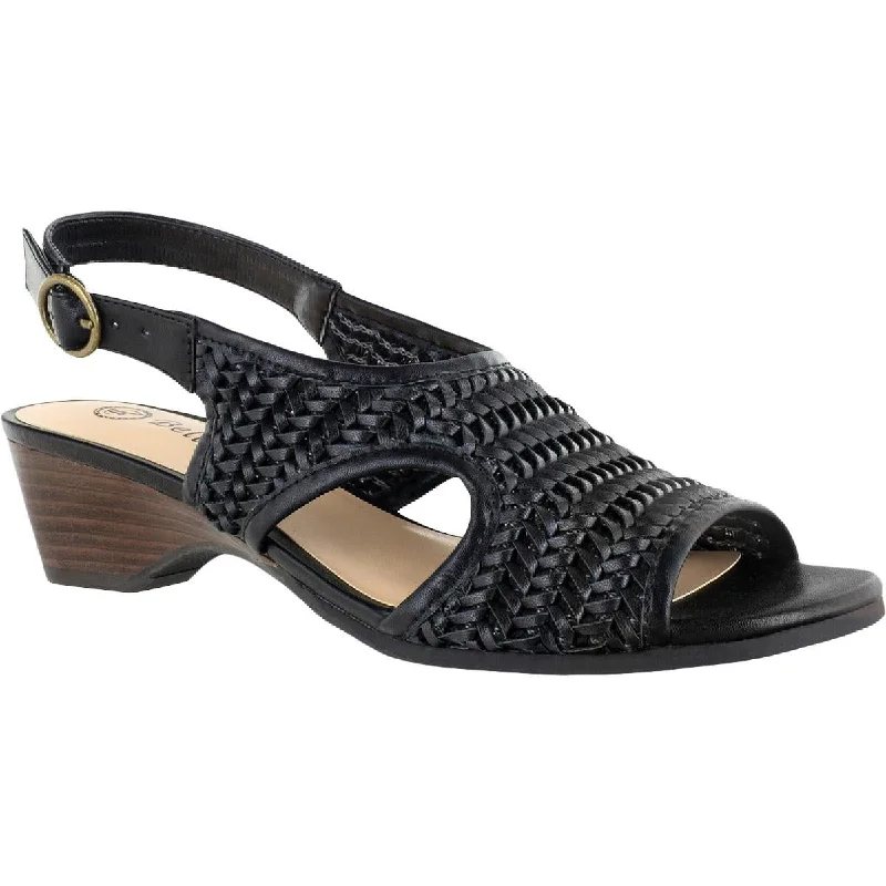 Bella Vita Womens Justine II Slingback Woven Dress Sandals