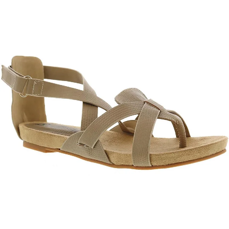 Bellini Womens Nobu Open Toe Comfort Thong Sandals