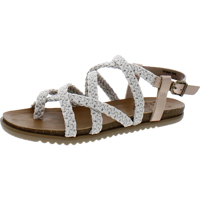 Blowfish Womens Madurai Woven Buckle Slingback Sandals