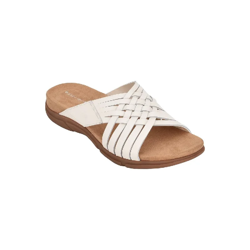 Easy Spirit Womens Meadow Leather Slip On Huarache Sandals