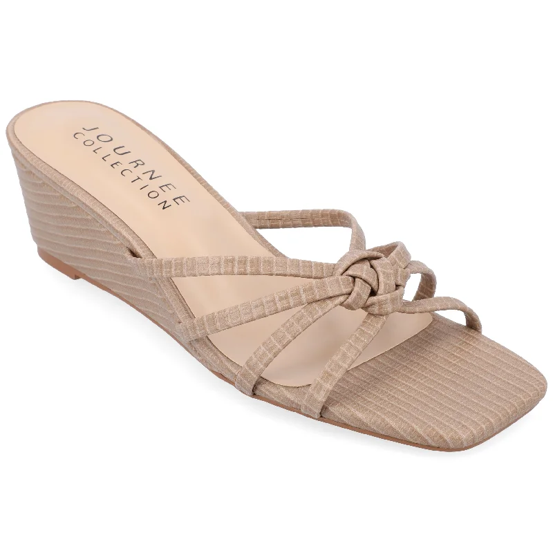 Journee Collection Women's Blayke Wedge Sandals