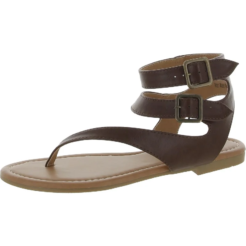 Journee Collection Womens Thong Flats Gladiator Sandals