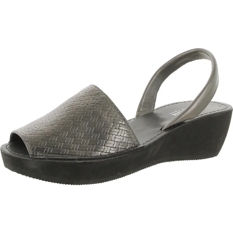 Kenneth Cole Reaction Womens Peep Toe Wedge Slingback Sandals