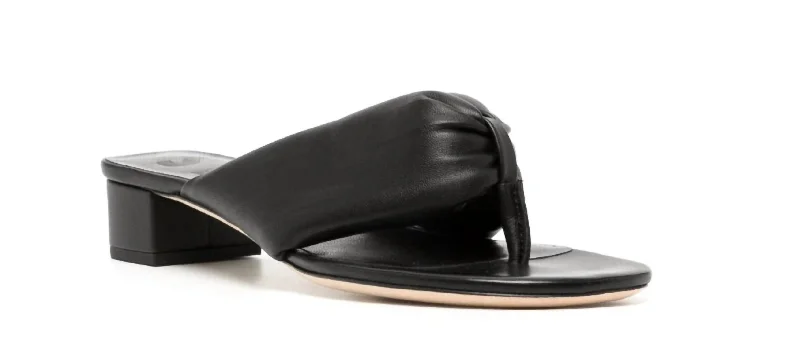 Women's Dahlia Thong Sandals In Black