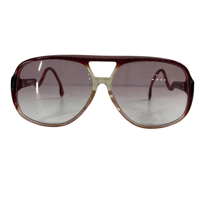 YVES SAINT LAURENT/Sunglasses/Plastic/RED/WHITE LOGO ON SIDE