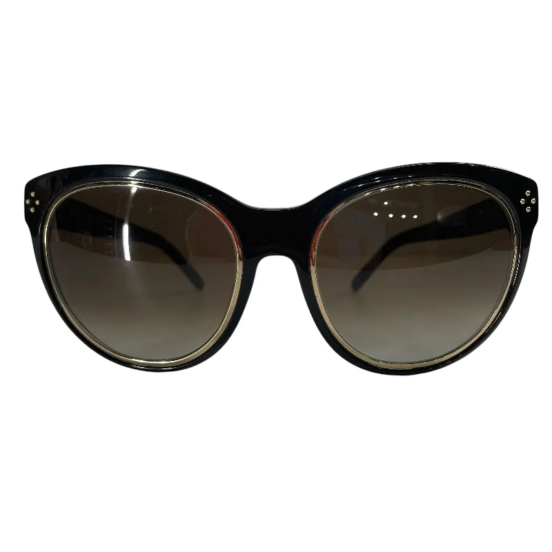 Chloe/Sunglasses/Plastic/BLK/GOLD LOGO ON SIDE