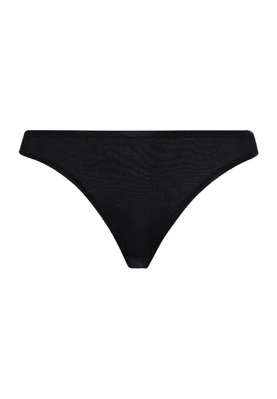 Cotton Seamless Cotton Bikini | Black 71624-019