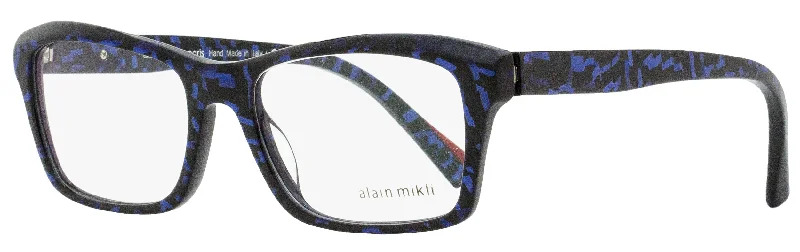 Alain Mikli Unisex Trier Eyeglasses A03095 005 Blue Memphis 54mm