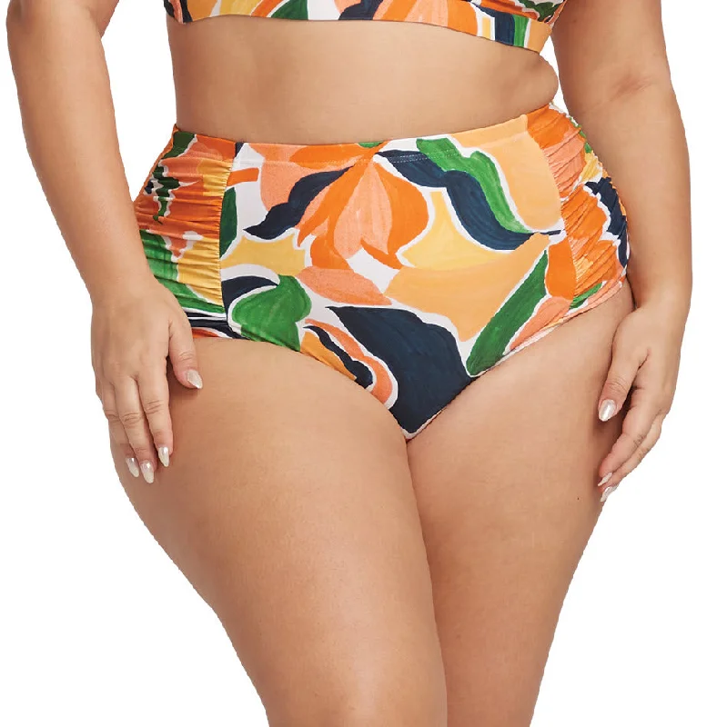 Artesands Swimwear De L'Hortus Botticelli Orange High Waist Bikini Bottom 4705DL