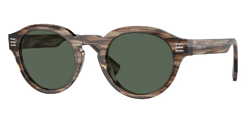 Burberry Men's 50mm Striped Green Sunglasses