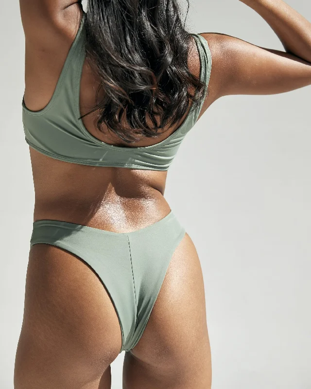 Cheeky Surf Bottom in Sage Green