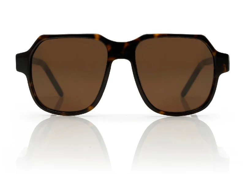 DAKOTA sunglasses | Dark Tort with Brown Lens