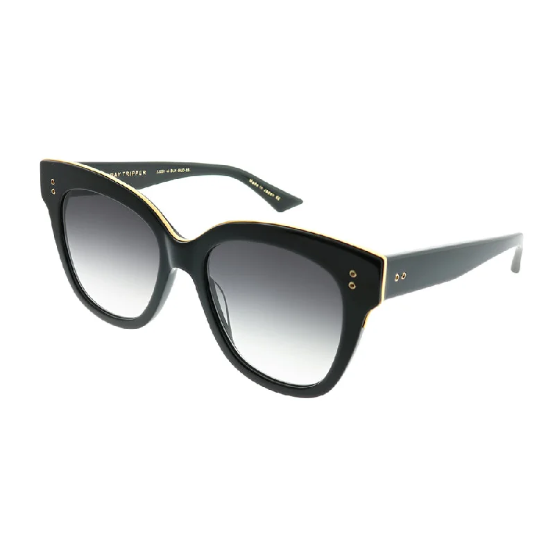 Dita Day Tripper 22031-A-BLK-GLD-55 Unisex Square Sunglasses