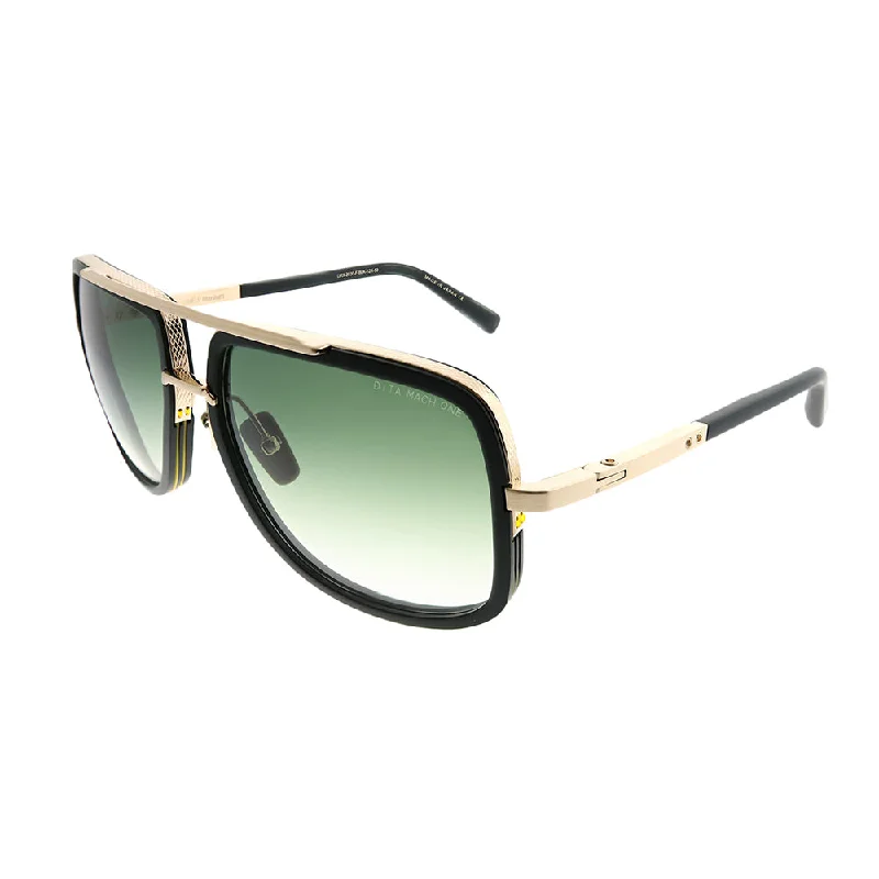 Dita Mach-One DRX-2030-F-BLK-12K-59 Unisex Aviator Sunglasses