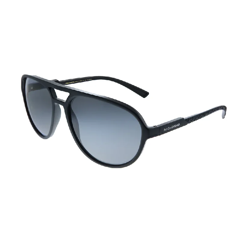 Dolce & Gabbana  DG 6150 252581 Unisex Aviator Sunglasses