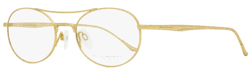 Donna Karan Women's Oval Eyeglasses DO1001 717 Gold 51mm