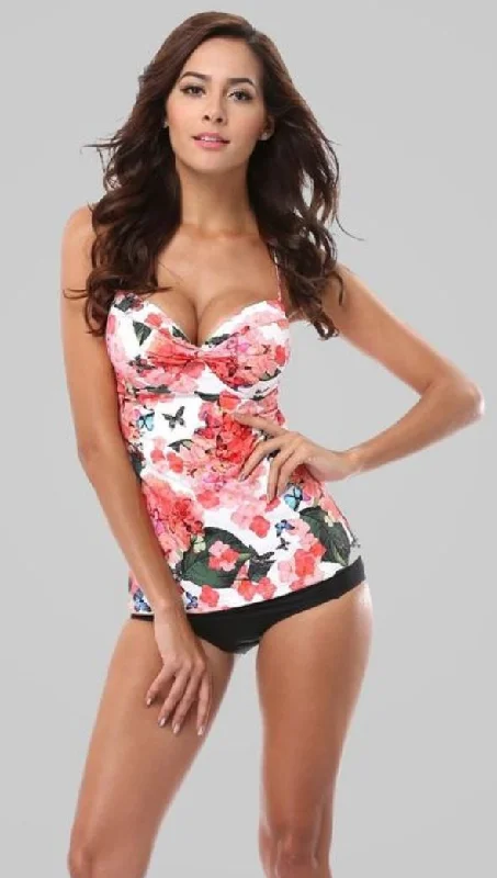 ELLA - Floral Push Up Two-piece Set