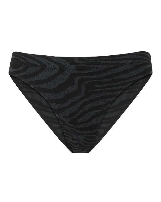 EVOLVE Bikini Bottoms | Zebra Jacquard