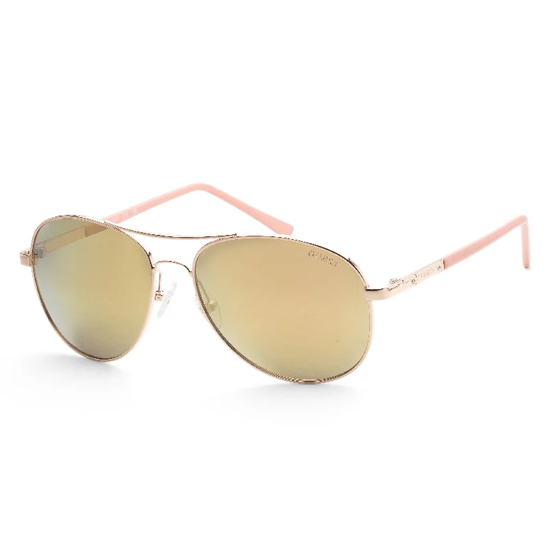 Guess Women's 60mm Rose Gold Sunglasses GF0295-28U