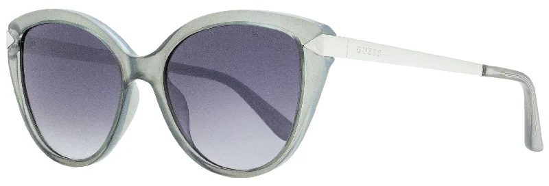 Guess Women's Cateye Sunglasses GU7658 20C Gray/Palladium 56mm