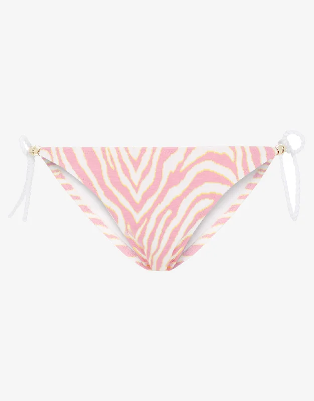 Cape Town Rope Tie Side Bikini Bottom - Print