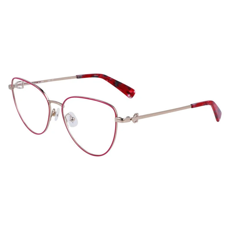 Longchamp Women's 54mm Rose Gold Red Opticals LO2158-718