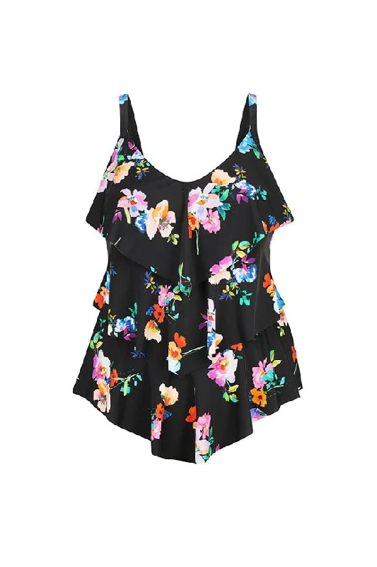 Malibu 3 Tier Tankini Top