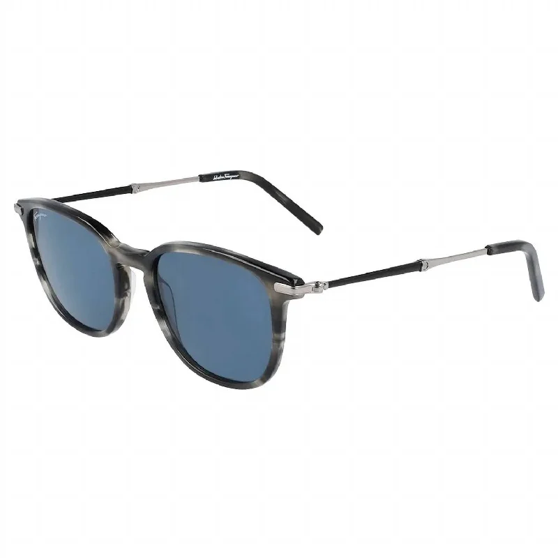 Men's Sf1015S Sunglasses In Striped Grey / Blue