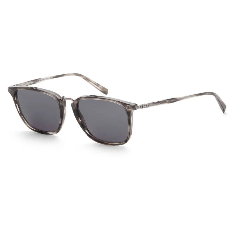 Men's Sf910S Sunglasses In Striped Grey / Blue Grey