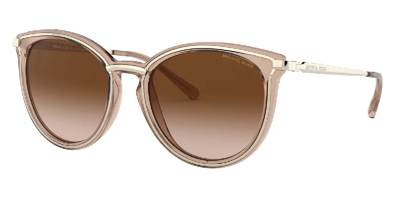 Michael Kors Women's 54mm Brown Tran. Light Gold Sunglasses