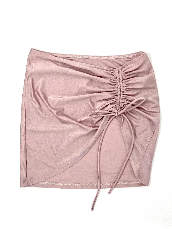 MILAN COVER UP SKIRT- BLUSH