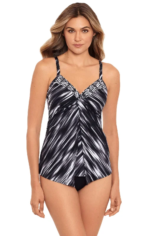 SALE Miraclesuit Warp Speed Love Knot Tankini Top