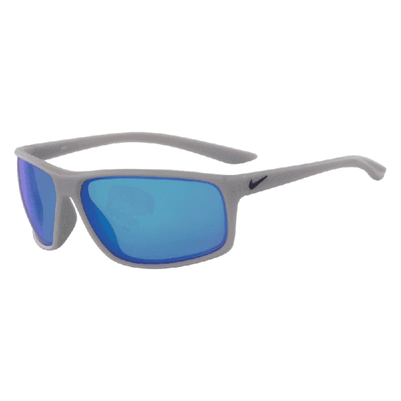 Nike Men's Adrenaline 66mm Matte Wolf Grey Sunglasses