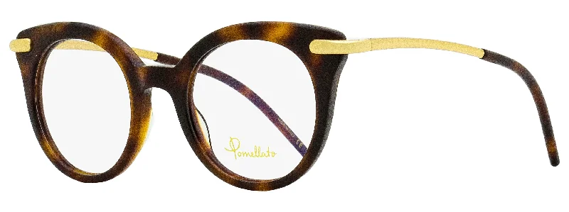 Pomellato Women's Oval Eyeglasses PM0041O 002 Havana/Gold 46mm