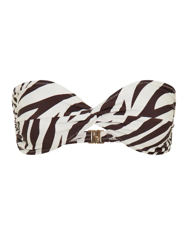 Positano Top Zebra Brown