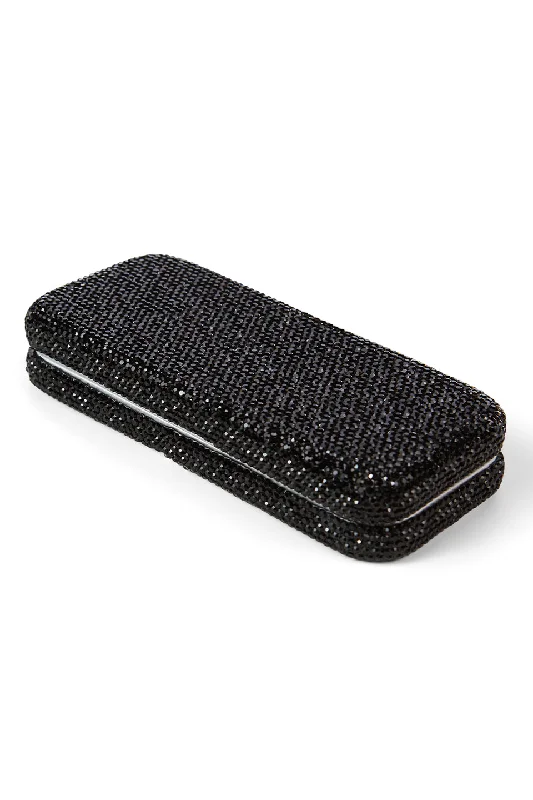 Rebel Sunglasses Case in Black Sparkle