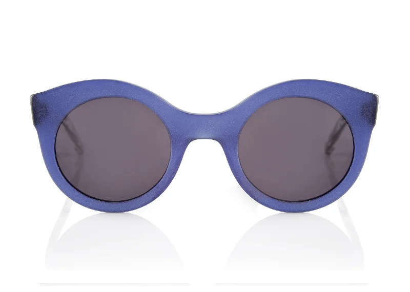 SAVANNAH Sunglasses | Matte Blue & Animal