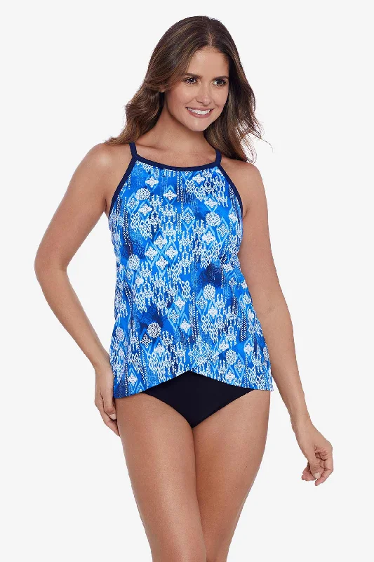 Magic Carpet High Neck Tankini Top