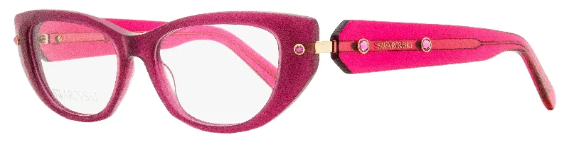 Swarovski Women's Cat Eye Eyeglasses SK5476 072 Rose 53mm