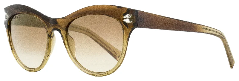 Swarovski Women's Cat Eye Sunglasses SK0171 47G Transaparent Brown 51mm