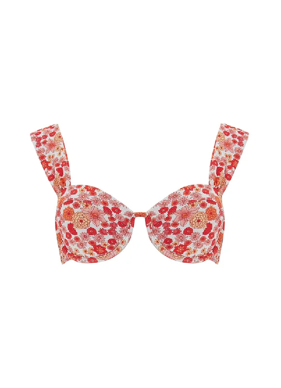 The Modern Bustier Bra - Vintage Floral