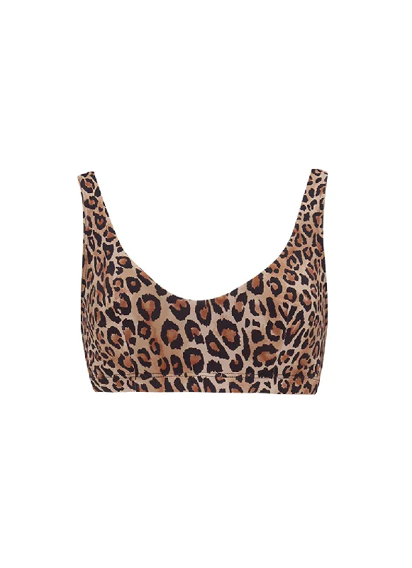 The Plunge Crop Bra - Wild Side