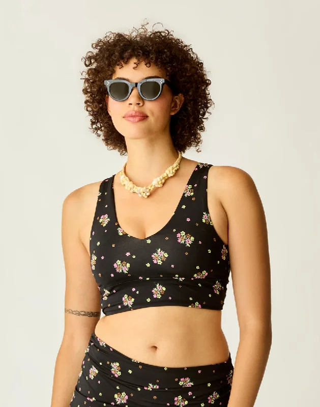 Tofino Top: Black Floret