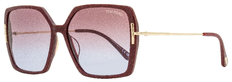 Tom Ford Women's Joanna Butterfly Sunglasses TF1039 69Z Bordeaux/Gold 59mm