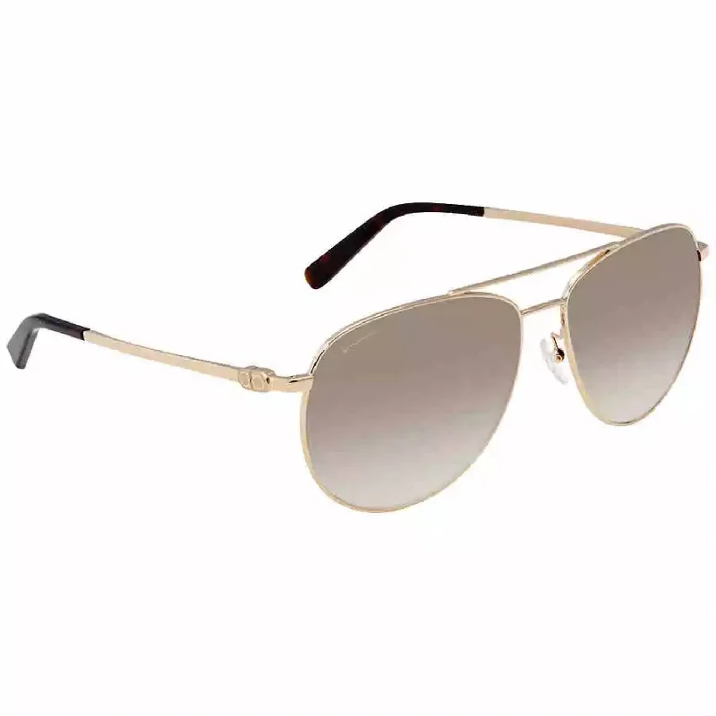 Unisex Sf157S Sunglasses In Gold / Grey Gradient