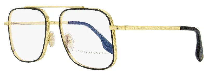 Victoria Beckham Women's Navigator Eyeglasses VB221 011 Gold/Black 55mm